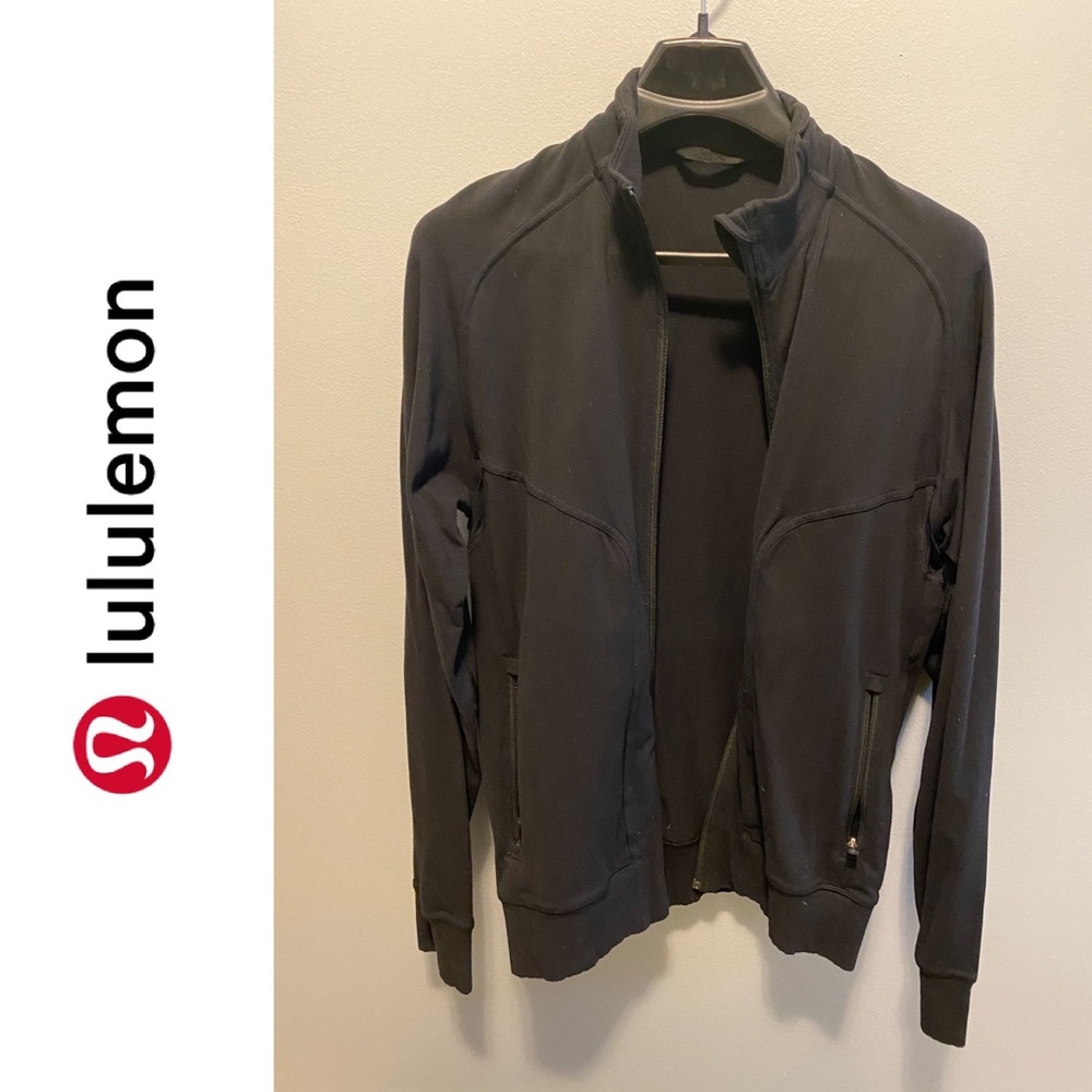 Men’s Iconic Lululemon Track Jacket Sz. L - Black